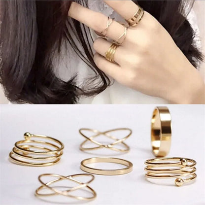 Knuckle Rings For Women Girl | 6 Pcs