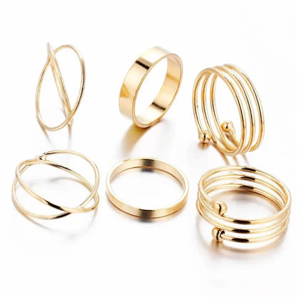 Knuckle Rings For Women Girl | 6 Pcs