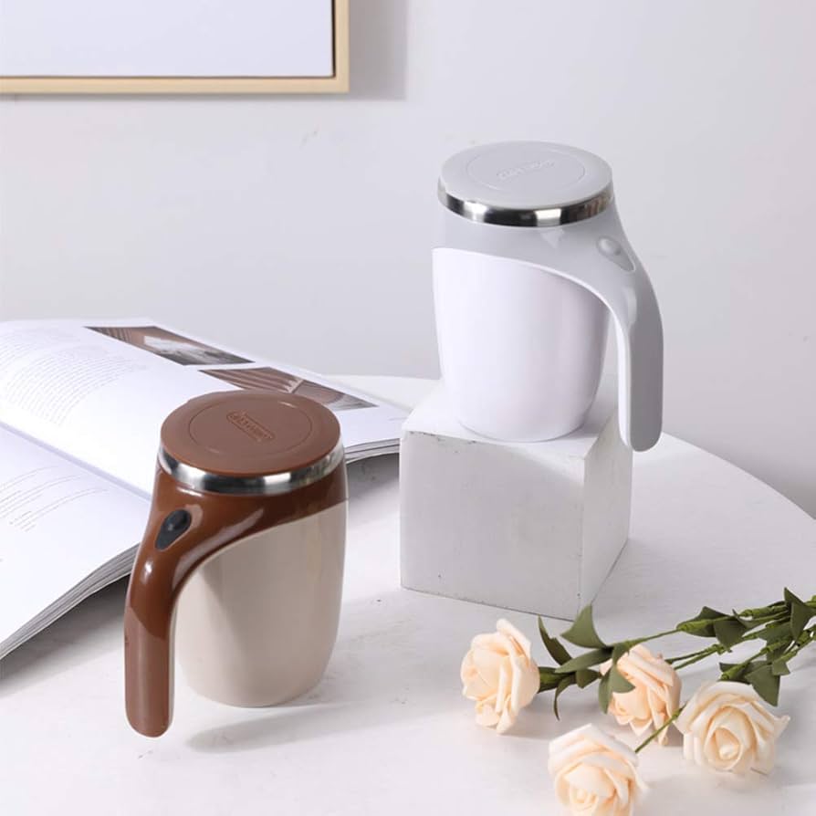 Magnetic Automatic Self-Stirring Coffee Mug