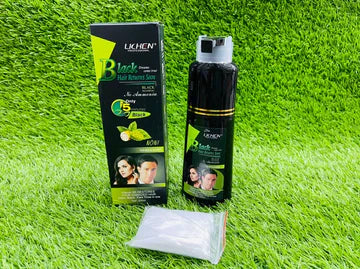 Lichen Hair Color Gel Shampoo for Men & Women