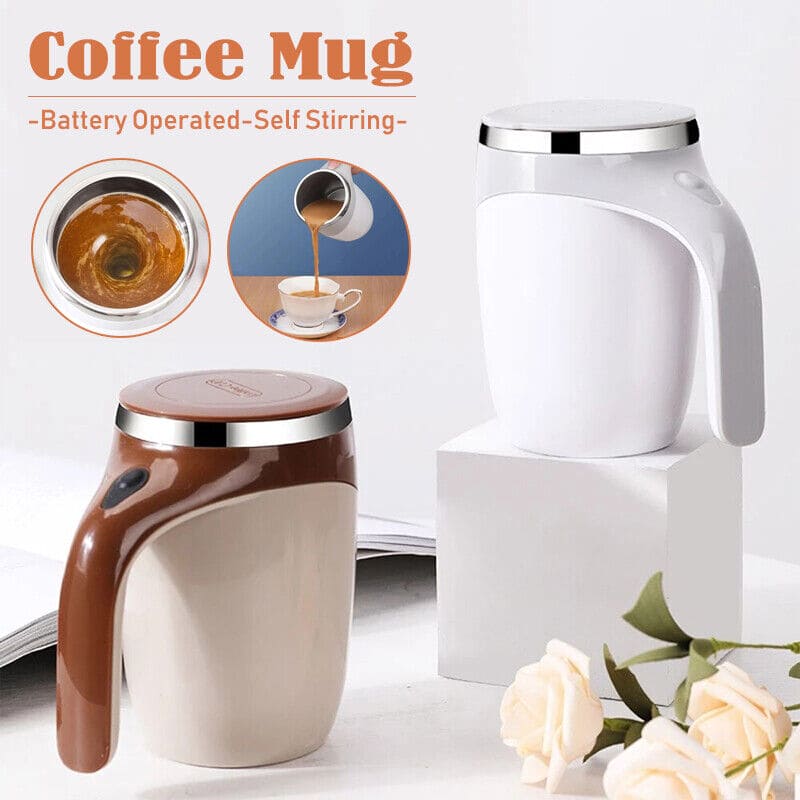 Magnetic Automatic Self-Stirring Coffee Mug