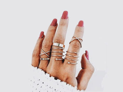 Knuckle Rings For Women Girl | 6 Pcs